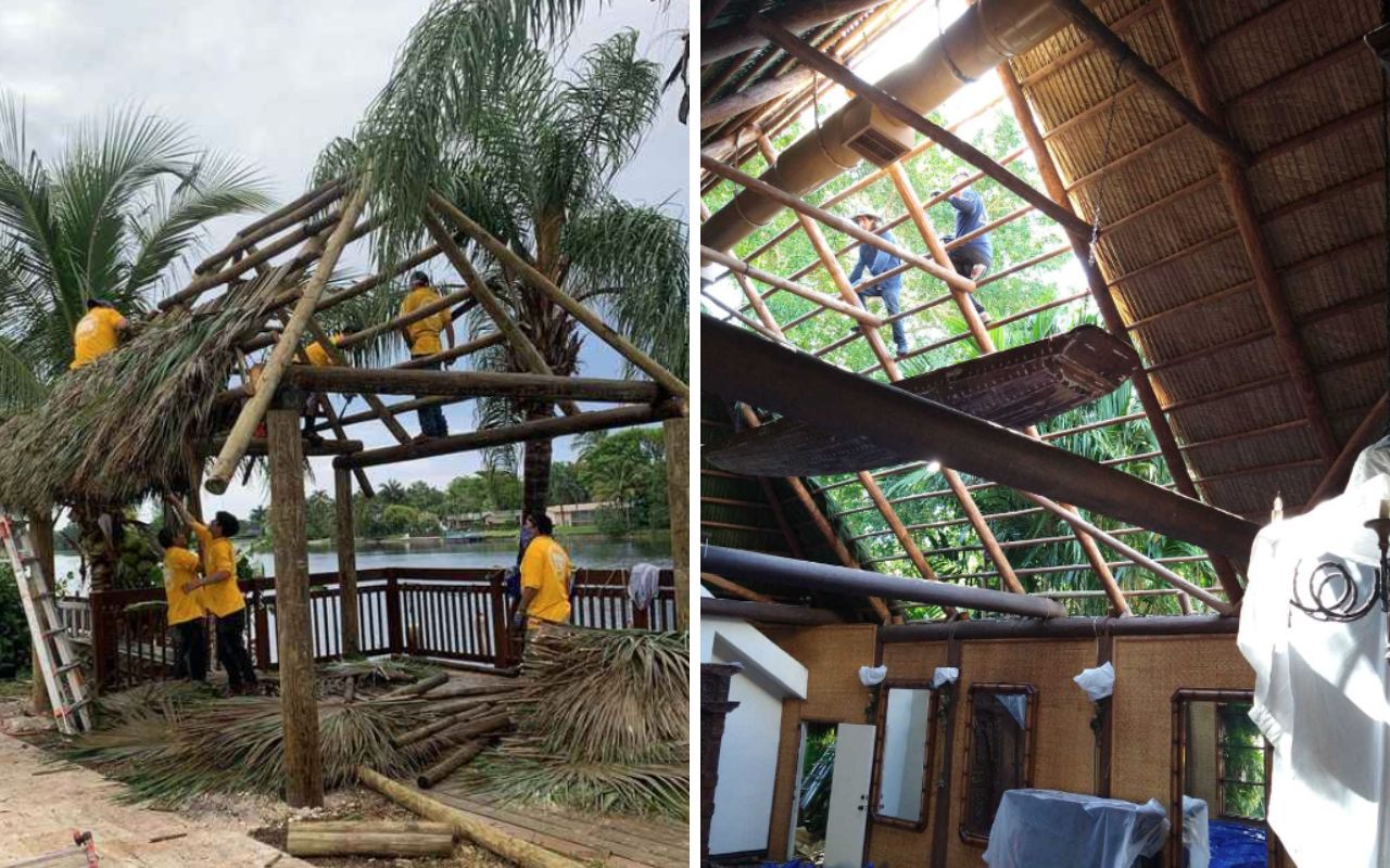 Before hurricane season begins, it's crucial to inspect your tiki hut for any signs of damage or wear.